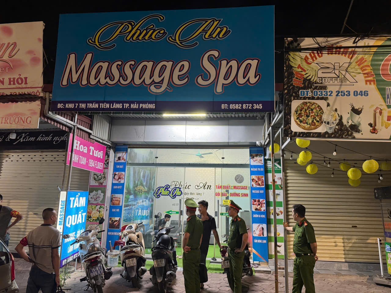 Công an xã Tiên Lãng: Kiểm tra đột xuất 19 cơ sở kinh doanh có điều kiện về an ninh trật tự trên địa bàn